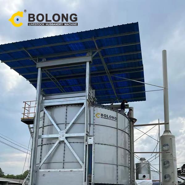 high-quality chicken manure fermenter